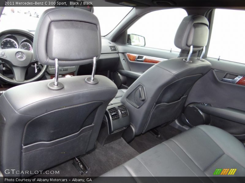 Black / Black 2011 Mercedes-Benz C 300 Sport