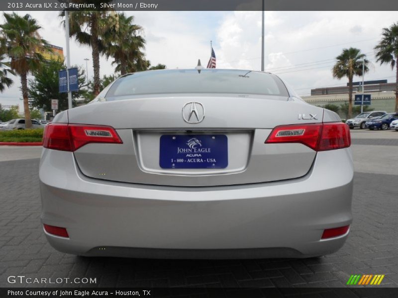 Silver Moon / Ebony 2013 Acura ILX 2.0L Premium