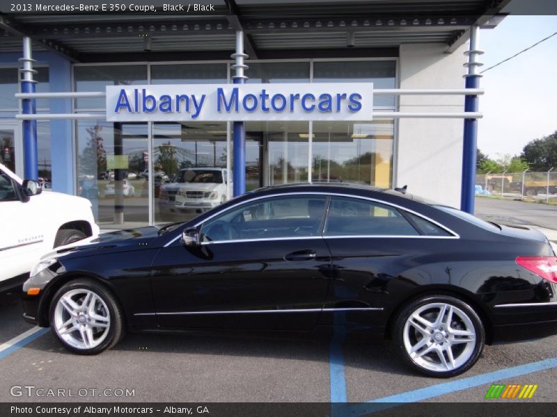 Black / Black 2013 Mercedes-Benz E 350 Coupe