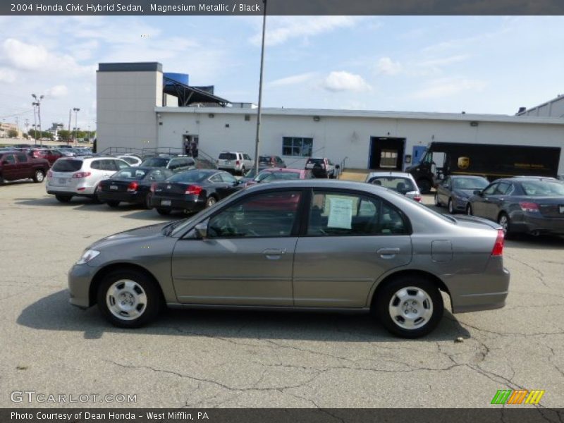 Magnesium Metallic / Black 2004 Honda Civic Hybrid Sedan