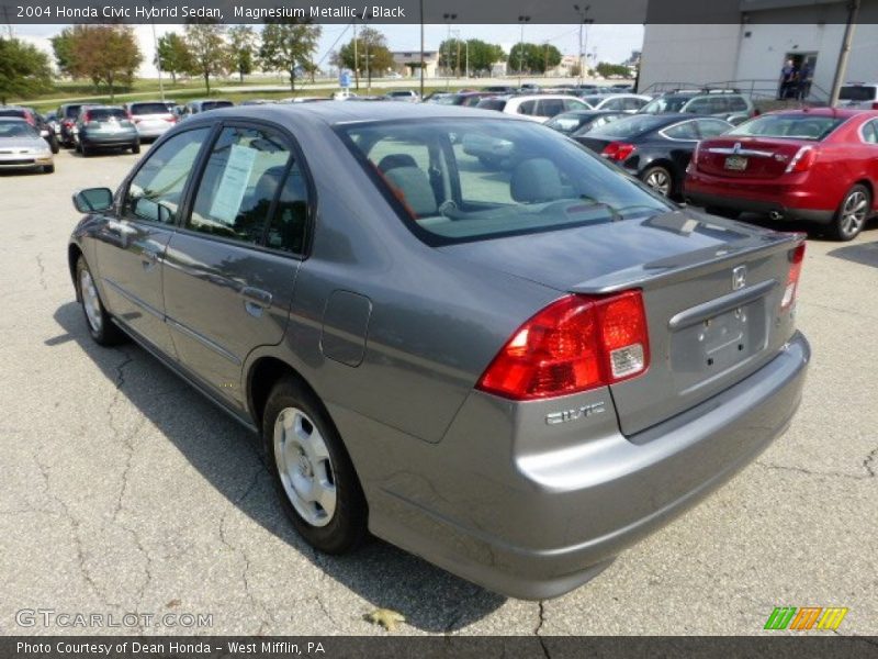 Magnesium Metallic / Black 2004 Honda Civic Hybrid Sedan