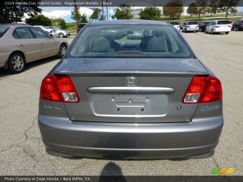 Magnesium Metallic / Black 2004 Honda Civic Hybrid Sedan