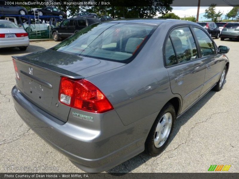 Magnesium Metallic / Black 2004 Honda Civic Hybrid Sedan
