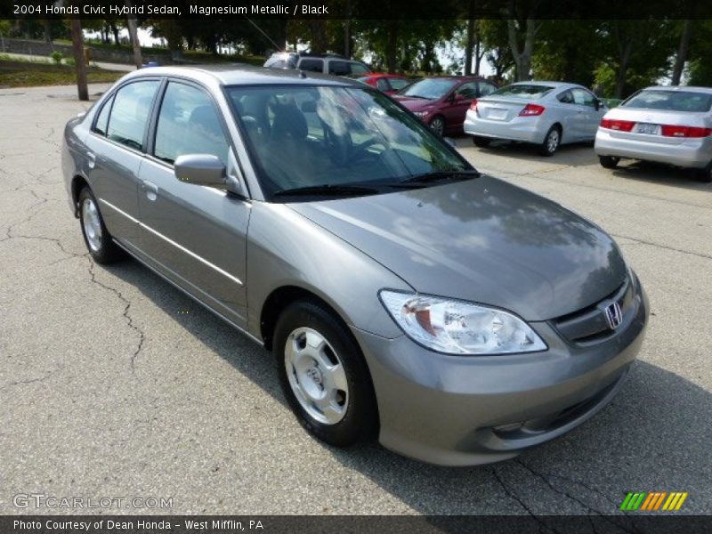 Magnesium Metallic / Black 2004 Honda Civic Hybrid Sedan
