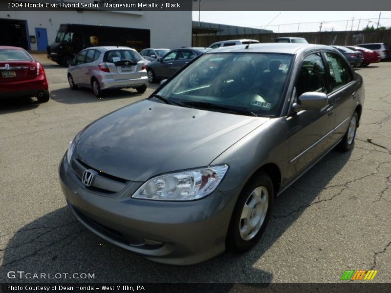 Magnesium Metallic / Black 2004 Honda Civic Hybrid Sedan