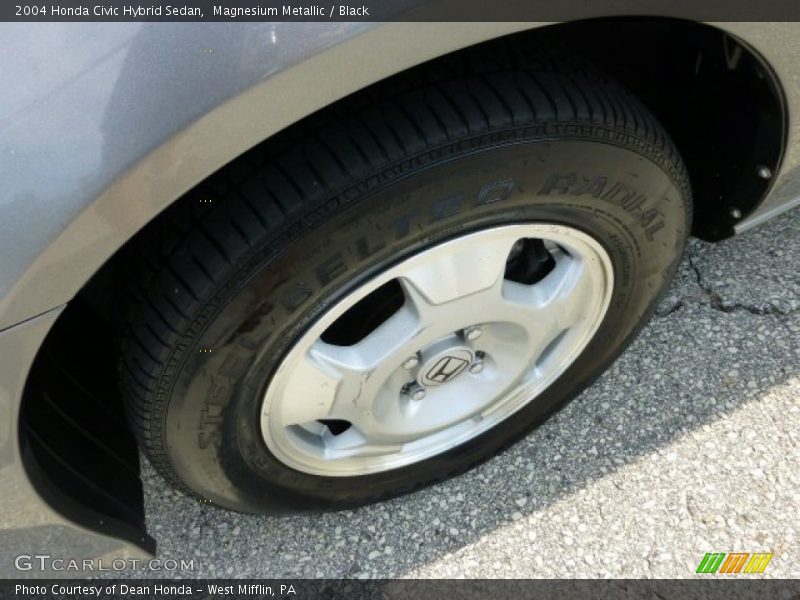 Magnesium Metallic / Black 2004 Honda Civic Hybrid Sedan