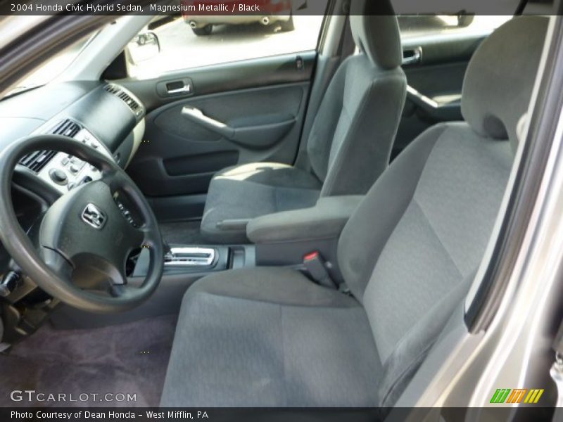 Magnesium Metallic / Black 2004 Honda Civic Hybrid Sedan