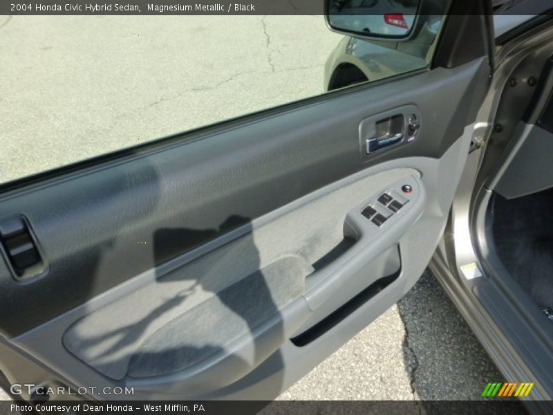 Magnesium Metallic / Black 2004 Honda Civic Hybrid Sedan