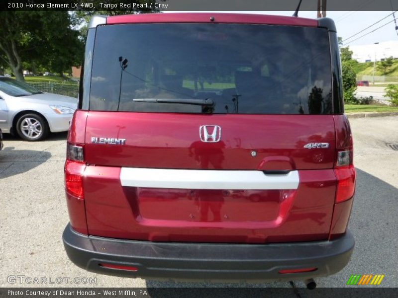 Tango Red Pearl / Gray 2010 Honda Element LX 4WD