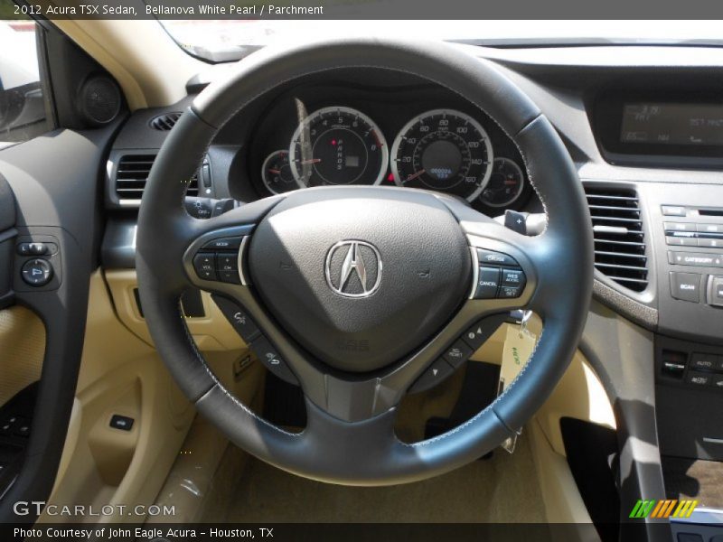 Bellanova White Pearl / Parchment 2012 Acura TSX Sedan