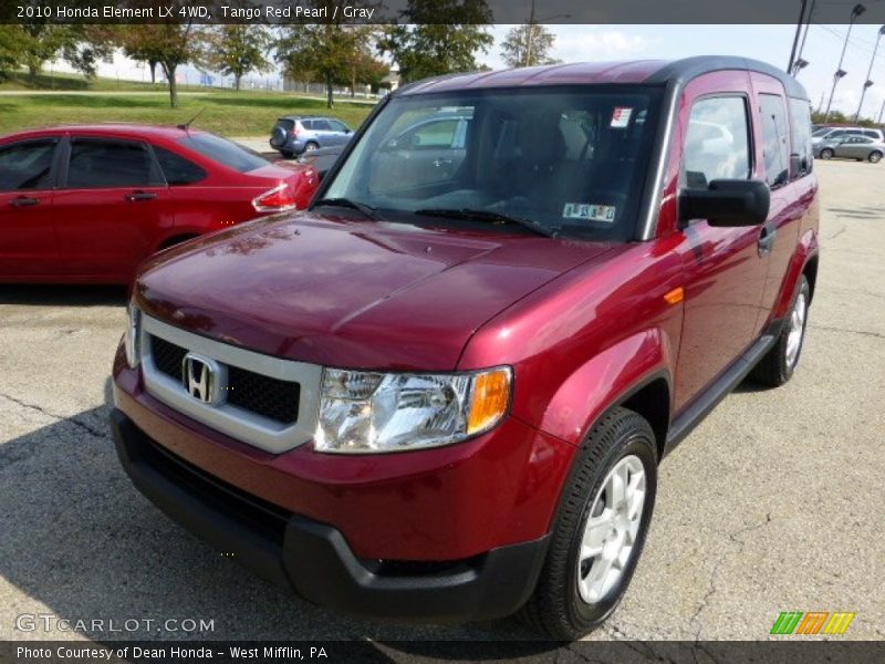 Tango Red Pearl / Gray 2010 Honda Element LX 4WD