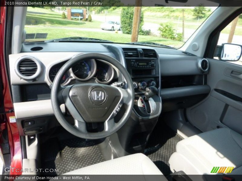  2010 Element LX 4WD Gray Interior