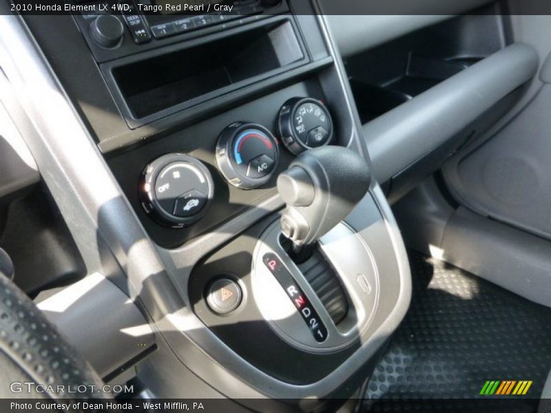 Controls of 2010 Element LX 4WD