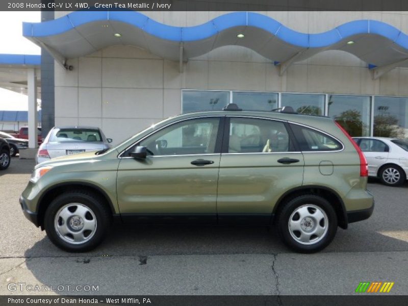 Green Tea Metallic / Ivory 2008 Honda CR-V LX 4WD
