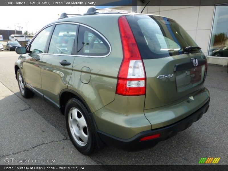 Green Tea Metallic / Ivory 2008 Honda CR-V LX 4WD