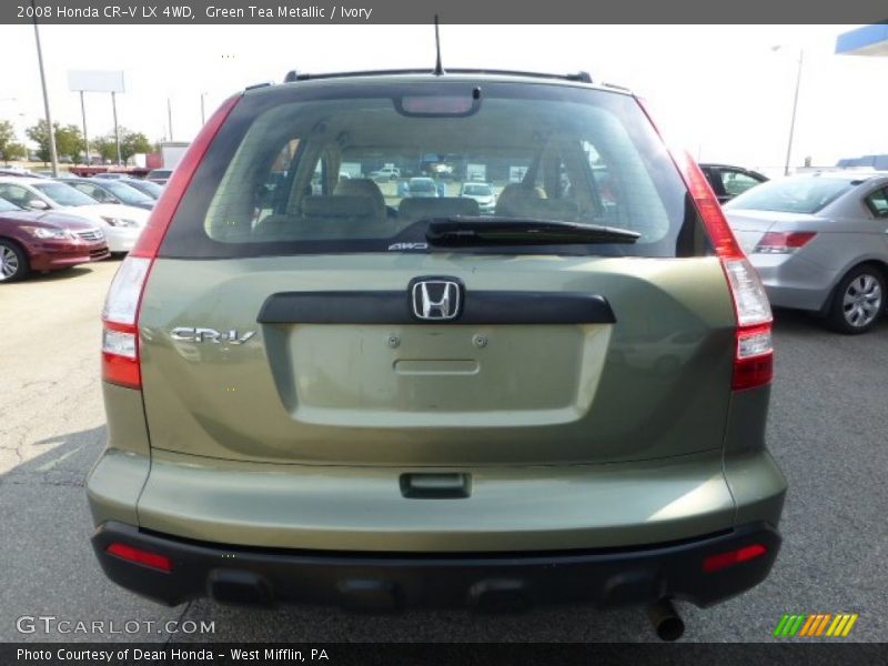 Green Tea Metallic / Ivory 2008 Honda CR-V LX 4WD