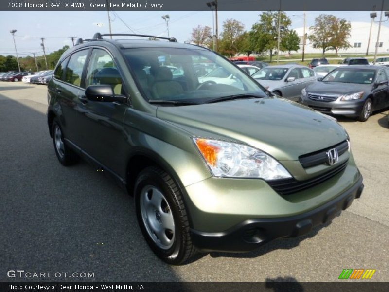 Green Tea Metallic / Ivory 2008 Honda CR-V LX 4WD