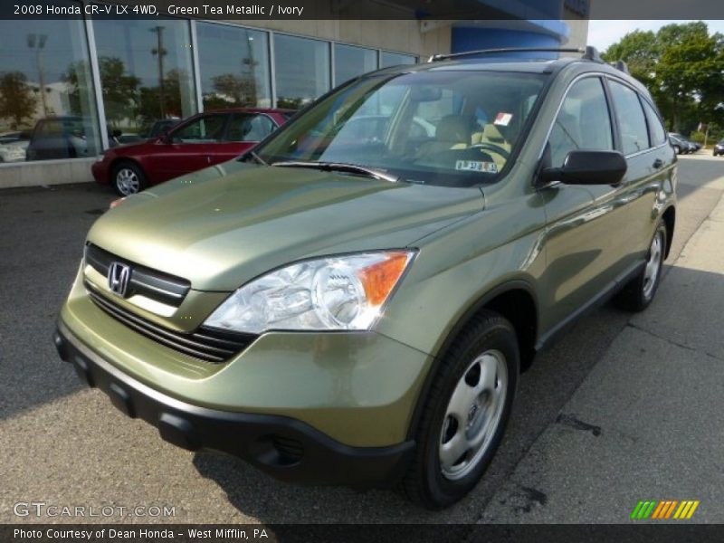 Green Tea Metallic / Ivory 2008 Honda CR-V LX 4WD