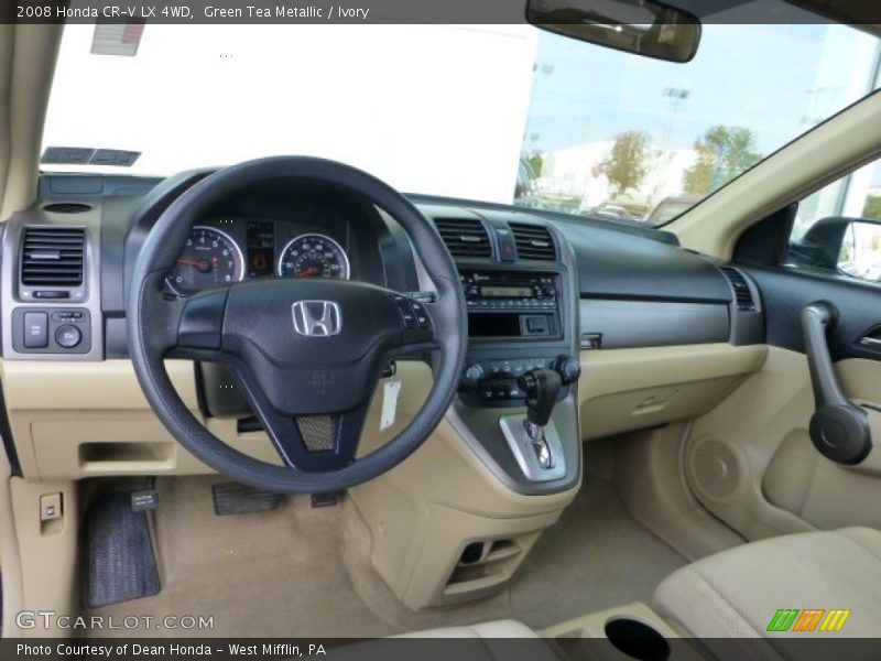 Green Tea Metallic / Ivory 2008 Honda CR-V LX 4WD