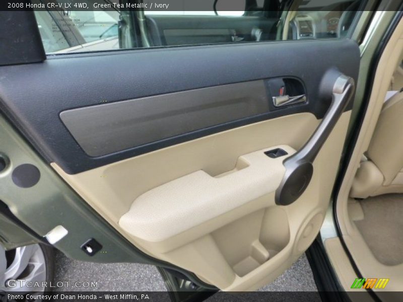 Green Tea Metallic / Ivory 2008 Honda CR-V LX 4WD