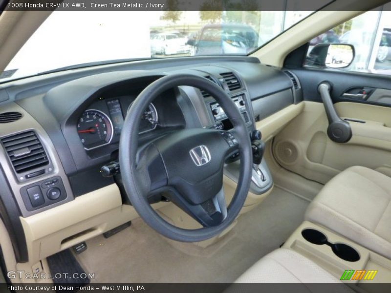Green Tea Metallic / Ivory 2008 Honda CR-V LX 4WD