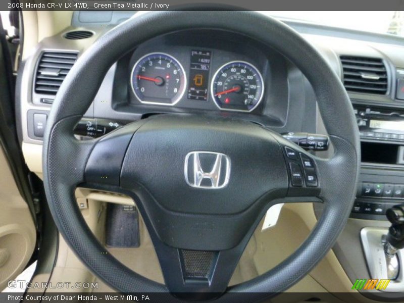 Green Tea Metallic / Ivory 2008 Honda CR-V LX 4WD