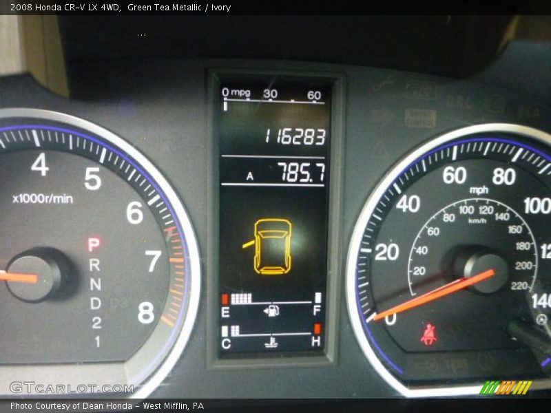 Green Tea Metallic / Ivory 2008 Honda CR-V LX 4WD