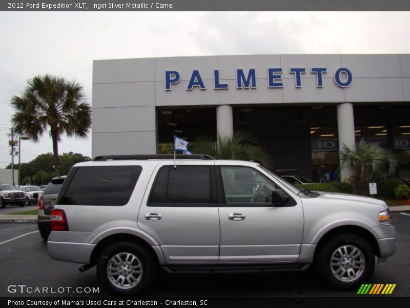 Ingot Silver Metallic / Camel 2012 Ford Expedition XLT