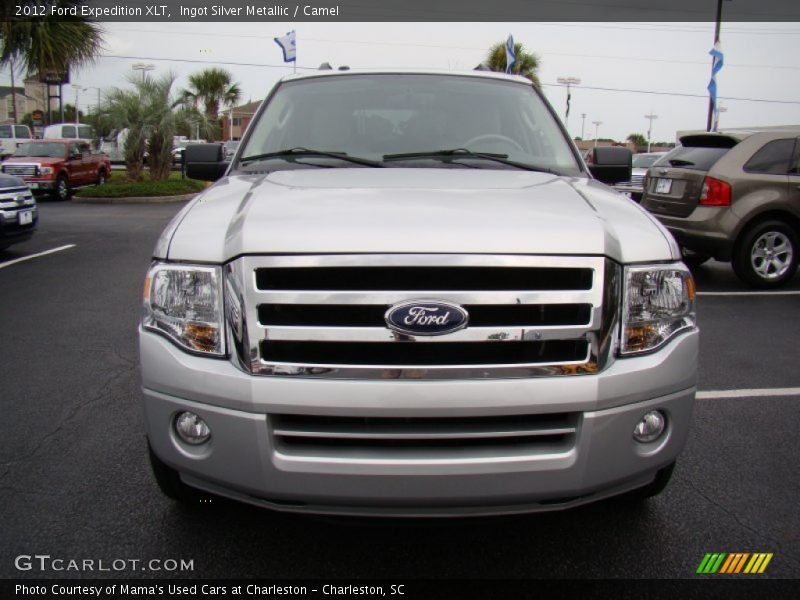 Ingot Silver Metallic / Camel 2012 Ford Expedition XLT