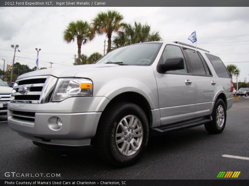 Ingot Silver Metallic / Camel 2012 Ford Expedition XLT