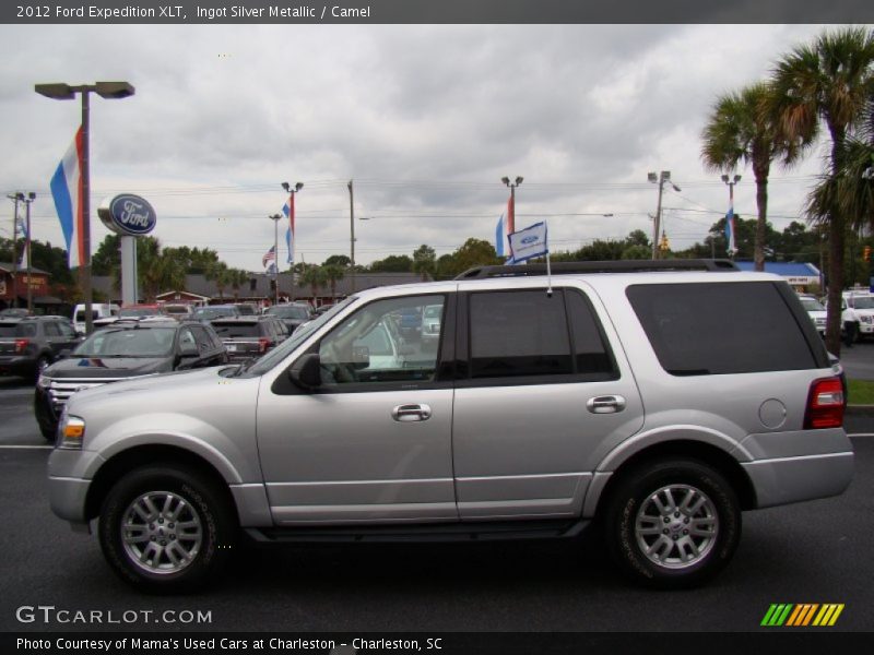 Ingot Silver Metallic / Camel 2012 Ford Expedition XLT