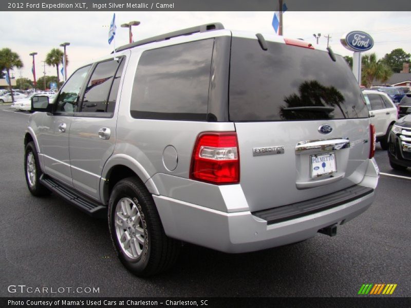 Ingot Silver Metallic / Camel 2012 Ford Expedition XLT