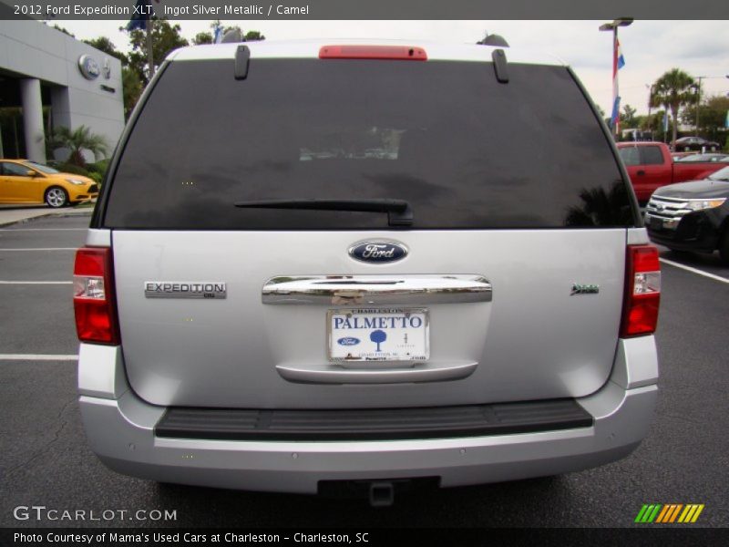 Ingot Silver Metallic / Camel 2012 Ford Expedition XLT