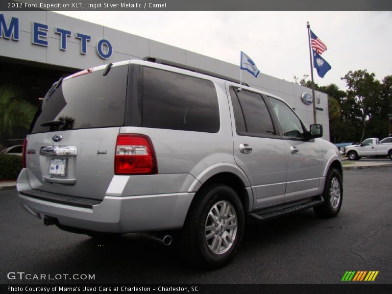 Ingot Silver Metallic / Camel 2012 Ford Expedition XLT