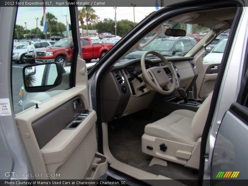 Ingot Silver Metallic / Camel 2012 Ford Expedition XLT