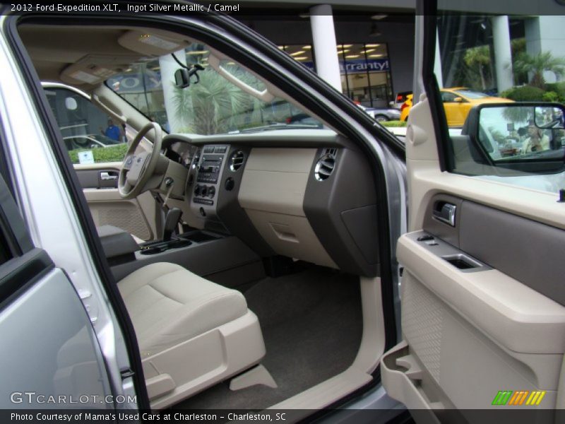 Ingot Silver Metallic / Camel 2012 Ford Expedition XLT