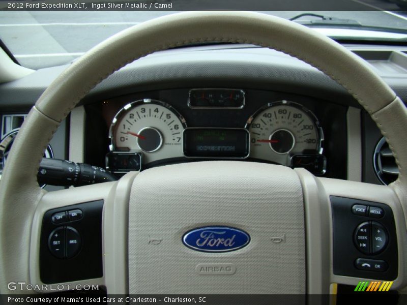 Ingot Silver Metallic / Camel 2012 Ford Expedition XLT