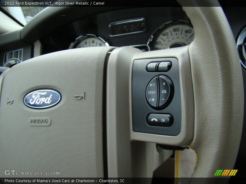 Ingot Silver Metallic / Camel 2012 Ford Expedition XLT