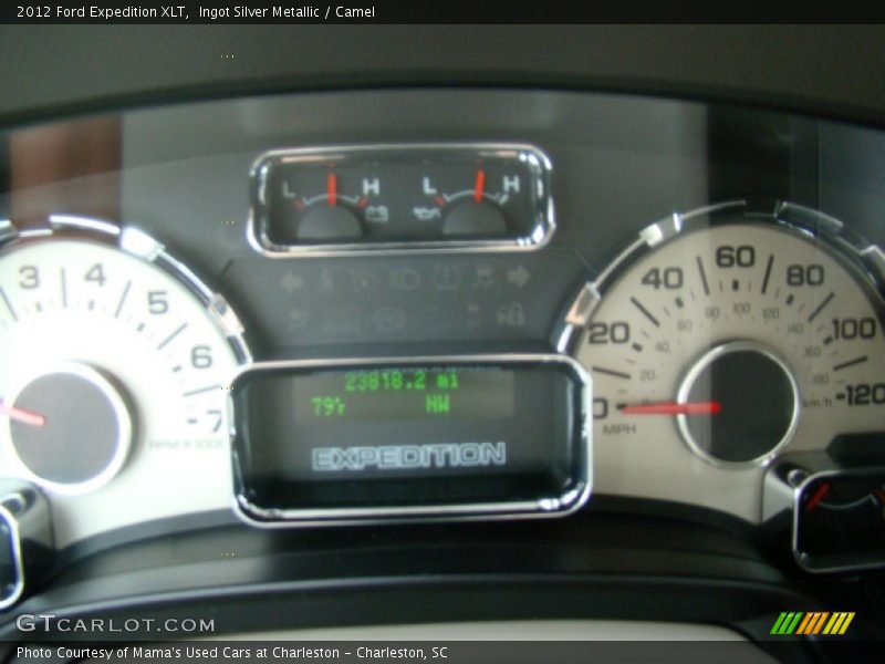 Ingot Silver Metallic / Camel 2012 Ford Expedition XLT