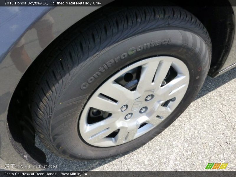 Polished Metal Metallic / Gray 2013 Honda Odyssey LX