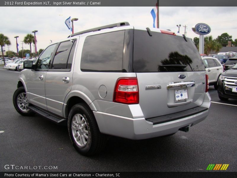 Ingot Silver Metallic / Camel 2012 Ford Expedition XLT