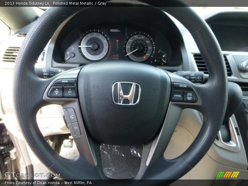 Polished Metal Metallic / Gray 2013 Honda Odyssey LX