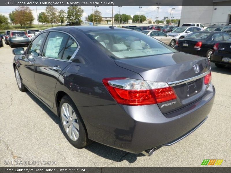 Modern Steel Metallic / Gray 2013 Honda Accord Touring Sedan