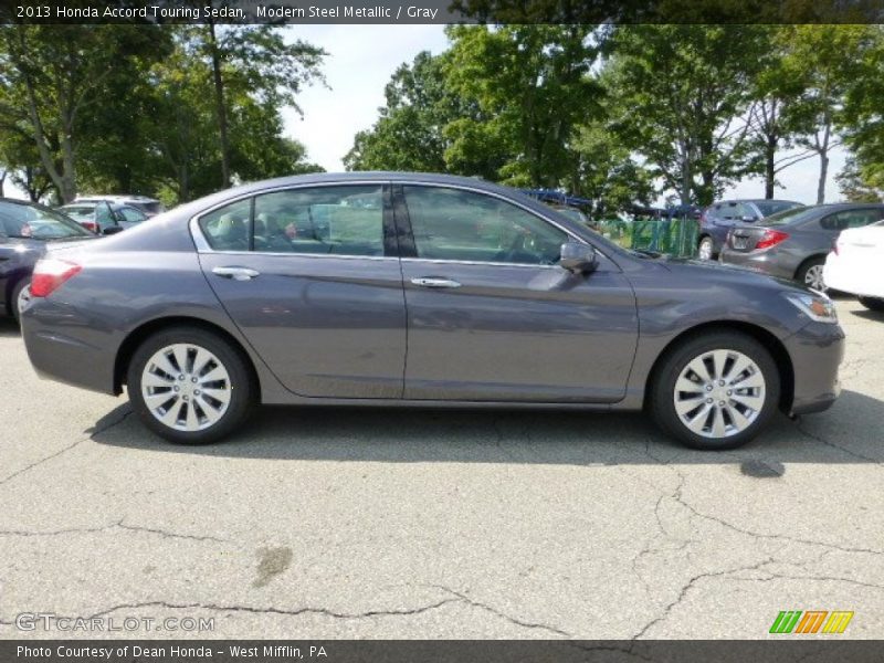 Modern Steel Metallic / Gray 2013 Honda Accord Touring Sedan