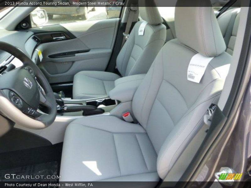  2013 Accord Touring Sedan Gray Interior