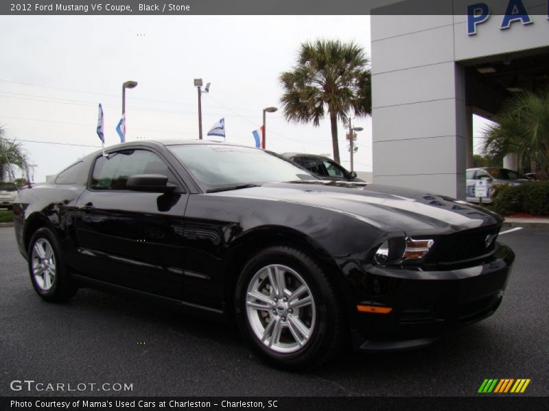 Black / Stone 2012 Ford Mustang V6 Coupe