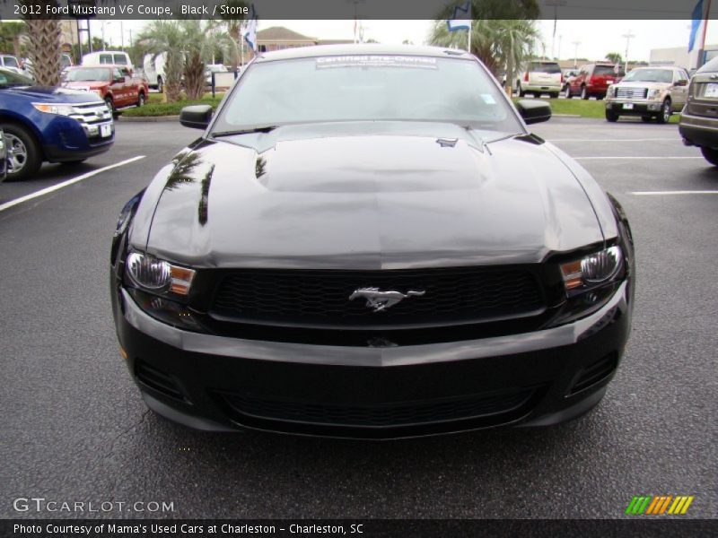 Black / Stone 2012 Ford Mustang V6 Coupe