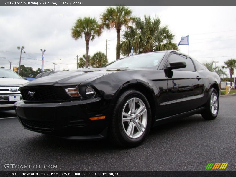 Black / Stone 2012 Ford Mustang V6 Coupe