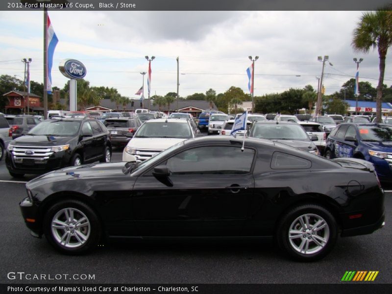 Black / Stone 2012 Ford Mustang V6 Coupe
