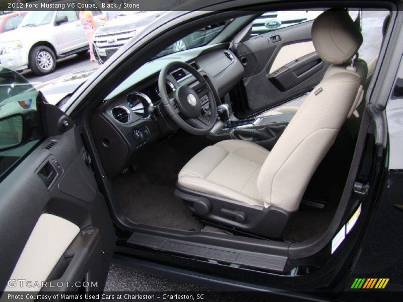 Black / Stone 2012 Ford Mustang V6 Coupe